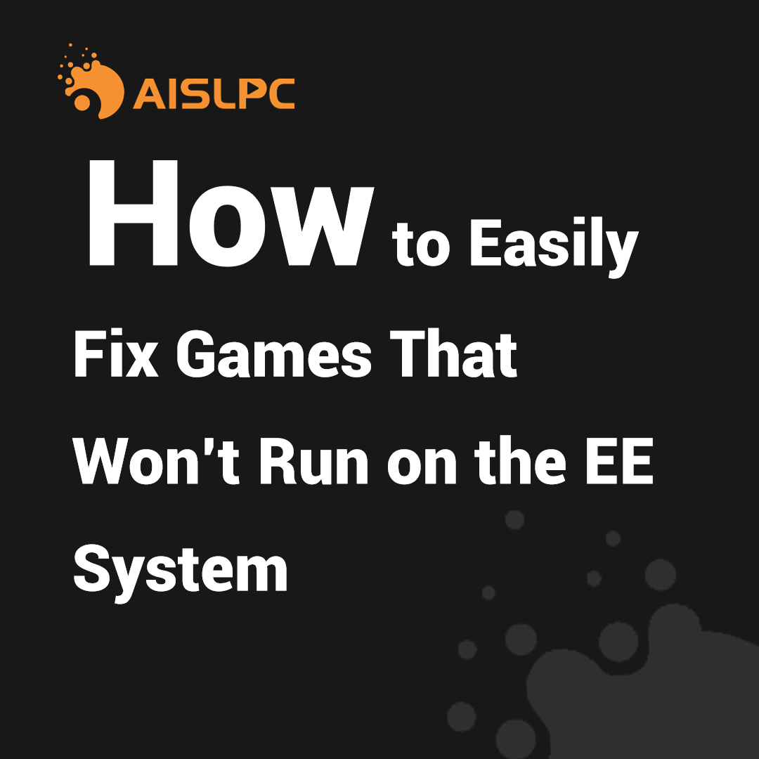 Blog-Cover zur einfachen Fehlerbehebung bei Spielen, die auf dem EE-System nicht starten.