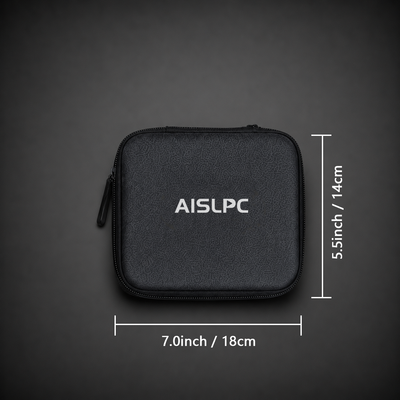 Größenangabe der AISLPC RG43V PRO Tragetasche: 18 × 14 cm (7,0 × 5,5 Zoll).